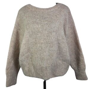 H&M Women's Wool/Alpaca Blend Sweater in Light Brown Size Med